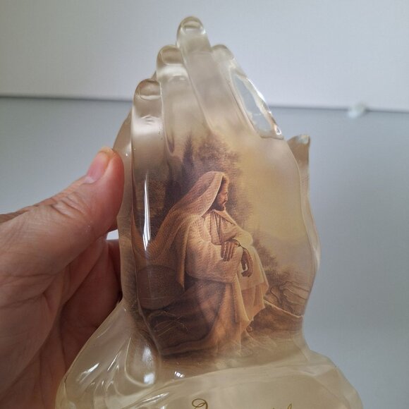 LTD EDITION BRADFORD EXCHANGE PRAYING HANDS I AM WITH YOU ALWAYS BY GREG OLSEN - Picture 5 of 6